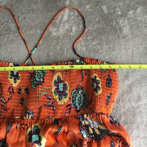 Maeve Orange Floral Maxi Dress - Picture 5 of 8